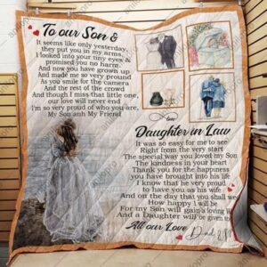 Son And Daughter-In-Law Quilt Blanket  Quilt